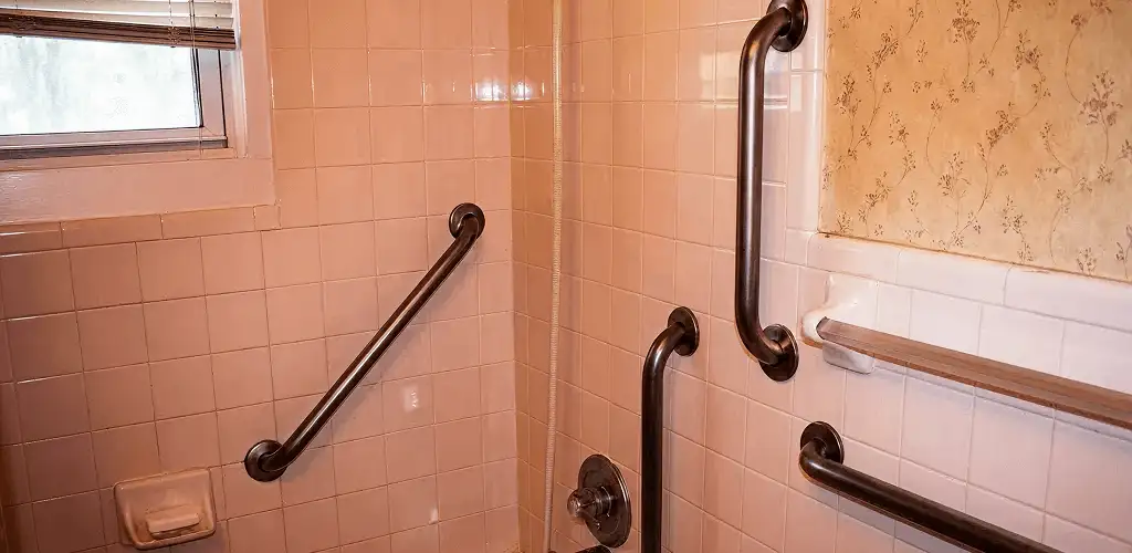 Shower grab bar installation for bathroom safety and accessibility in Springfield, MO