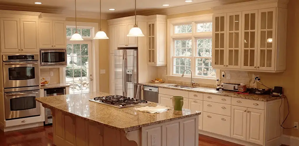 Custom cabinet door installation and kitchen upgrade in Springfield, MO