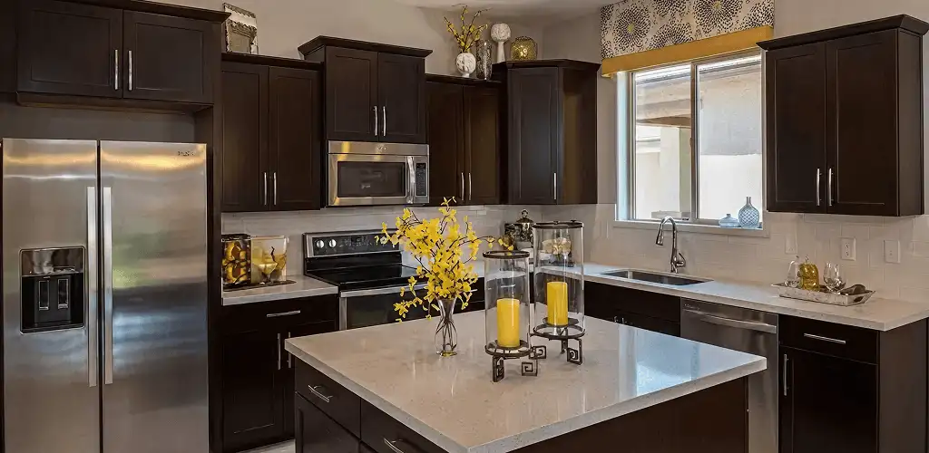 Cabinet painting results with freshly painted kitchen cabinets in Springfield, MO