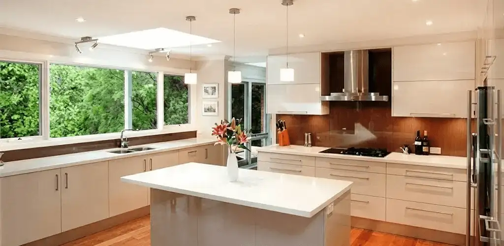Kitchen cabinet refacing and remodel results in a modern kitchen in Springfield, MO
